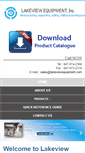 Mobile Screenshot of lakeviewequipment.com